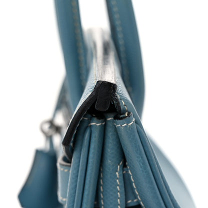 Hermes Epsom Birkin 30 Blue Jean 10 of 13