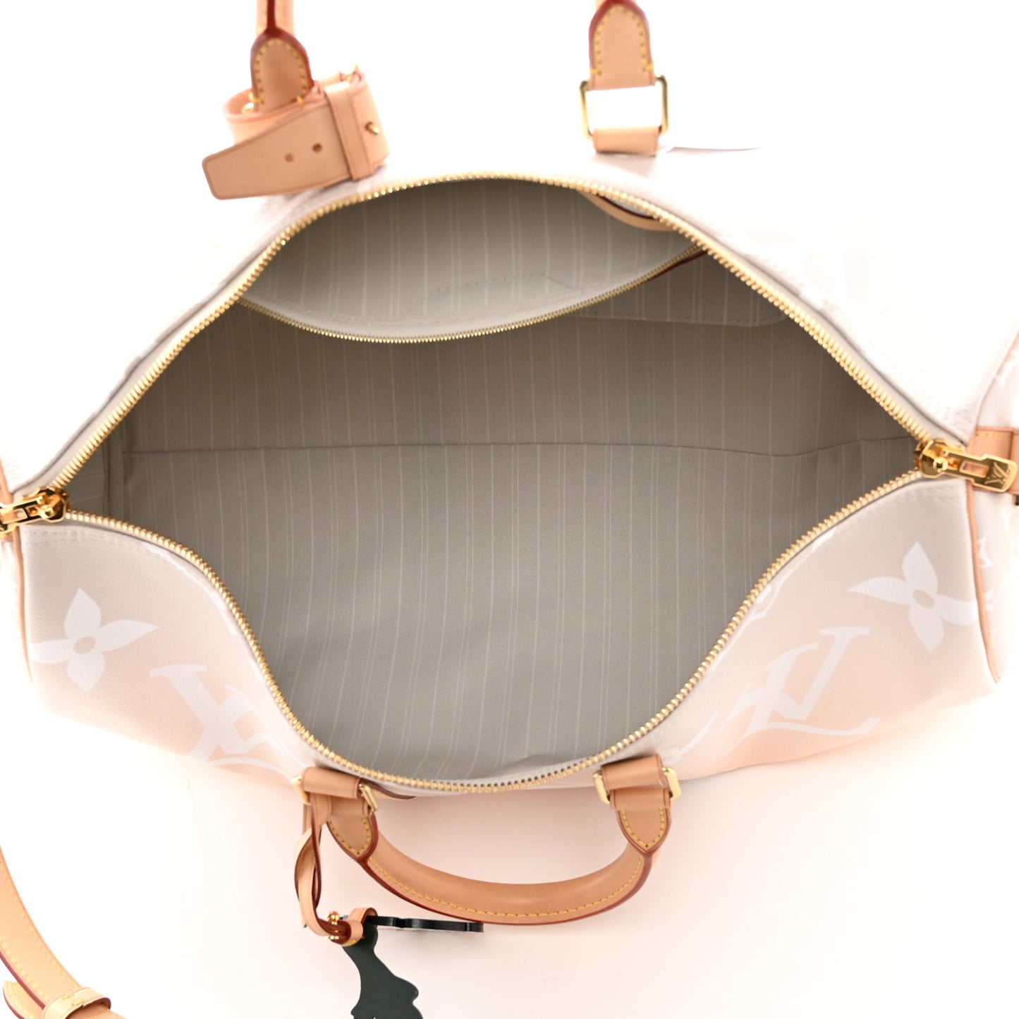 Monogram Giant By The Pool Keepall Bandouliere 45 Brume