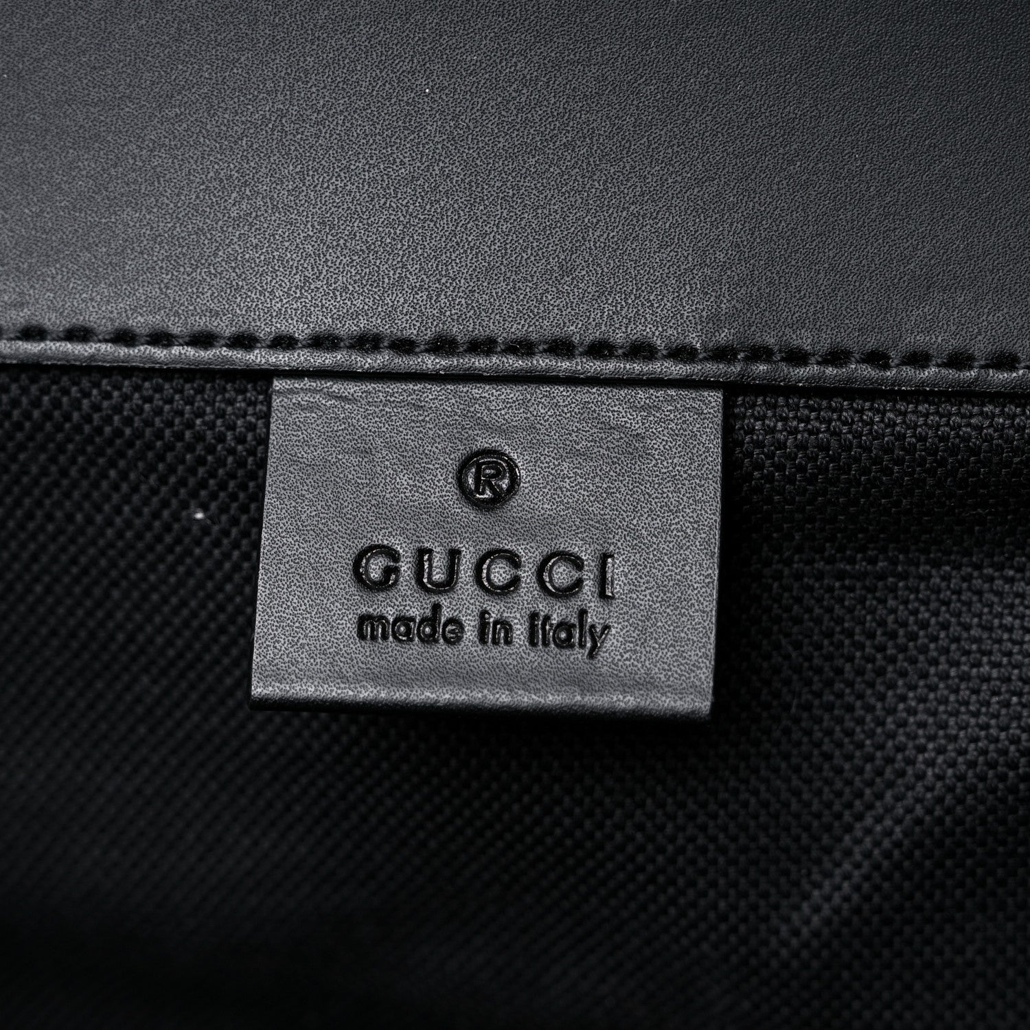 Gucci Soft GG Supreme Monogram Appia Calfskin Web Double Buckle Backpack Black 6 of 10