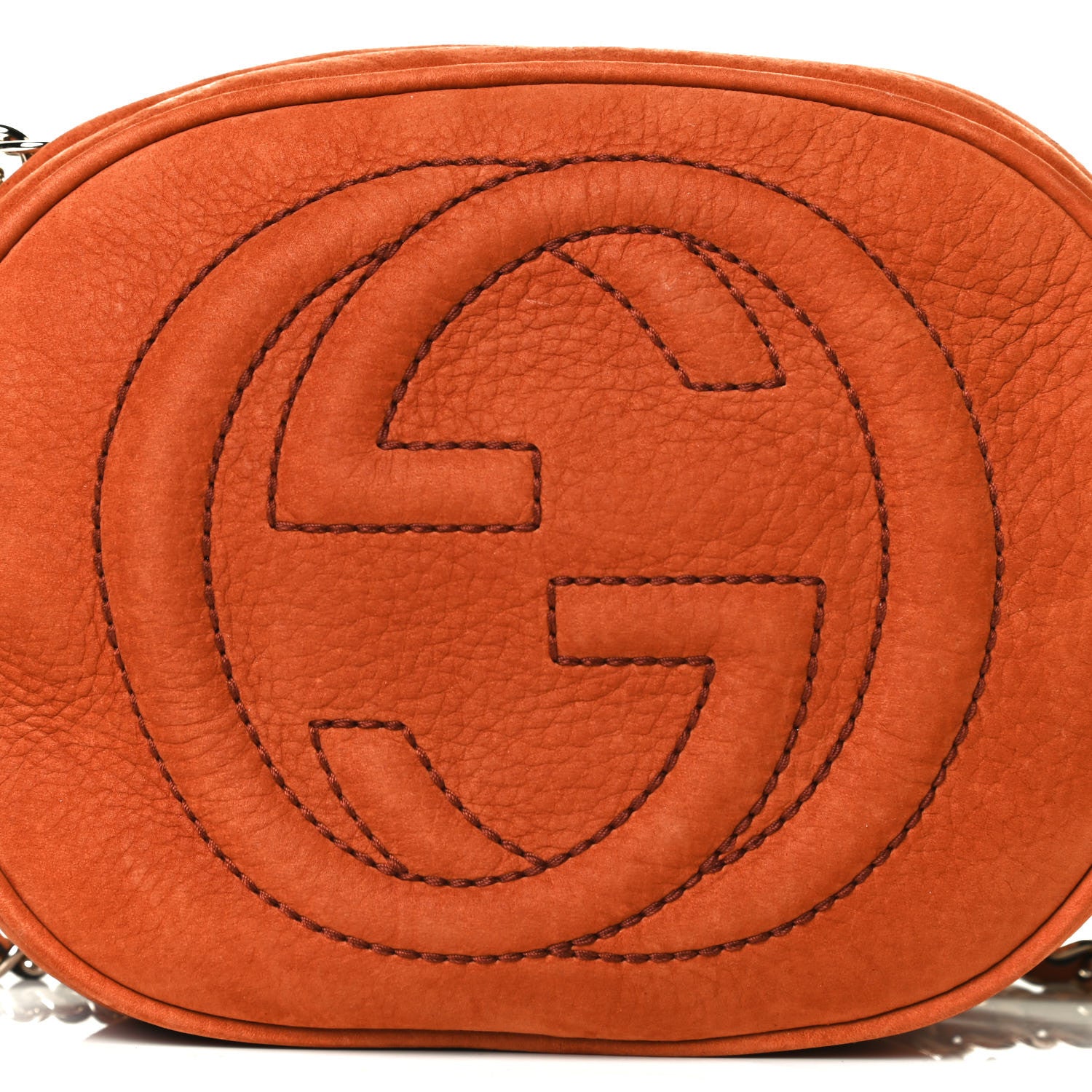 Gucci Vitello Range Mini Soho Chain Bag Old Whisky 8 of 10