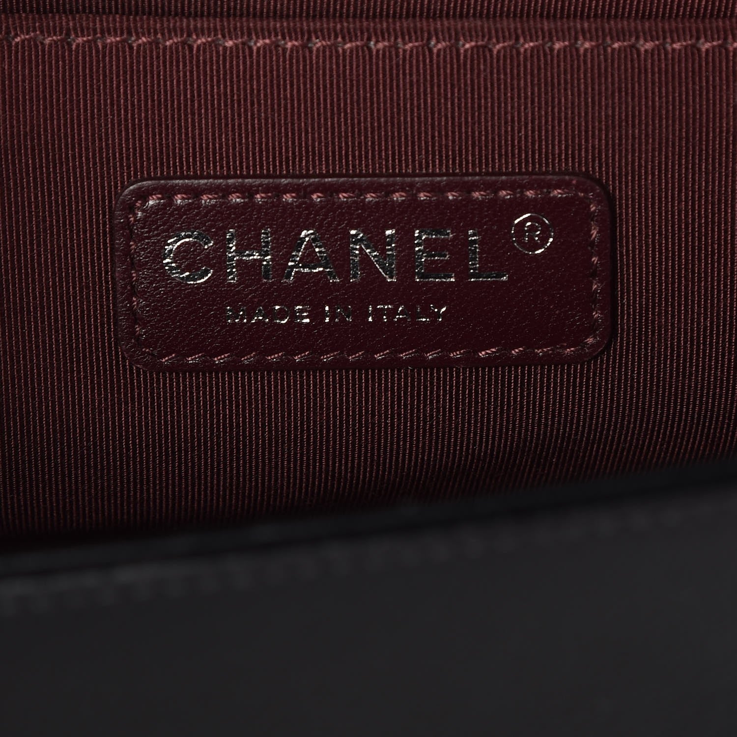 Chanel Calfskin Double Stitch Medium Boy Flap Black 7 of 9
