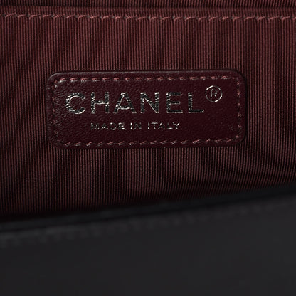 Chanel Calfskin Double Stitch Medium Boy Flap Black 7 of 9