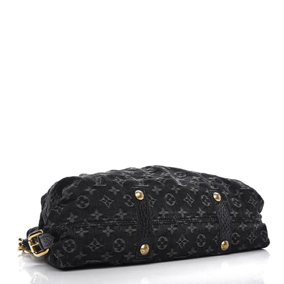 Louis Vuitton Denim Neo Cabby MM Black 4 of 10