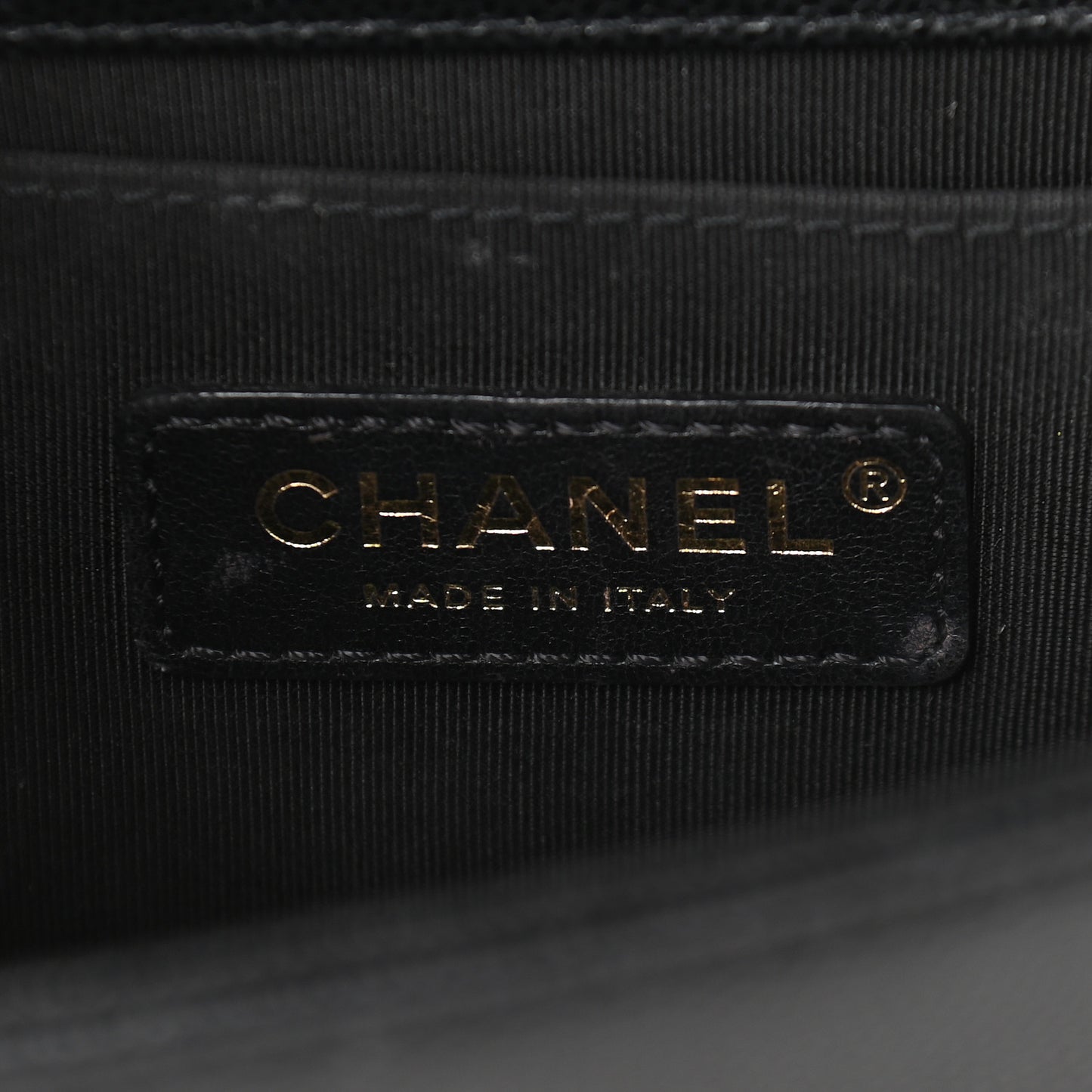 Caviar Quilted Small Boy Flap Black