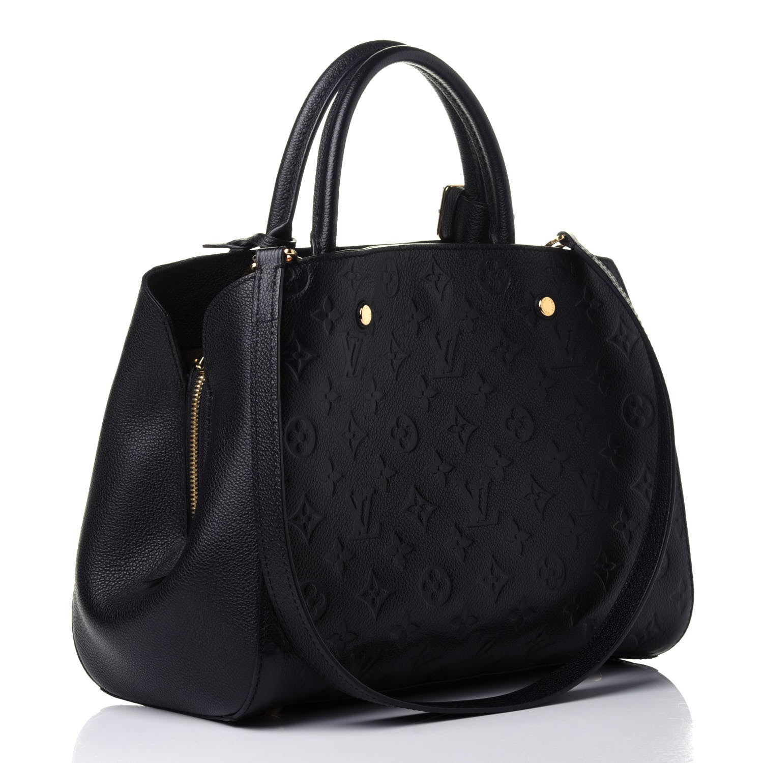 Louis Vuitton Empreinte Montaigne MM Black 2 of 4