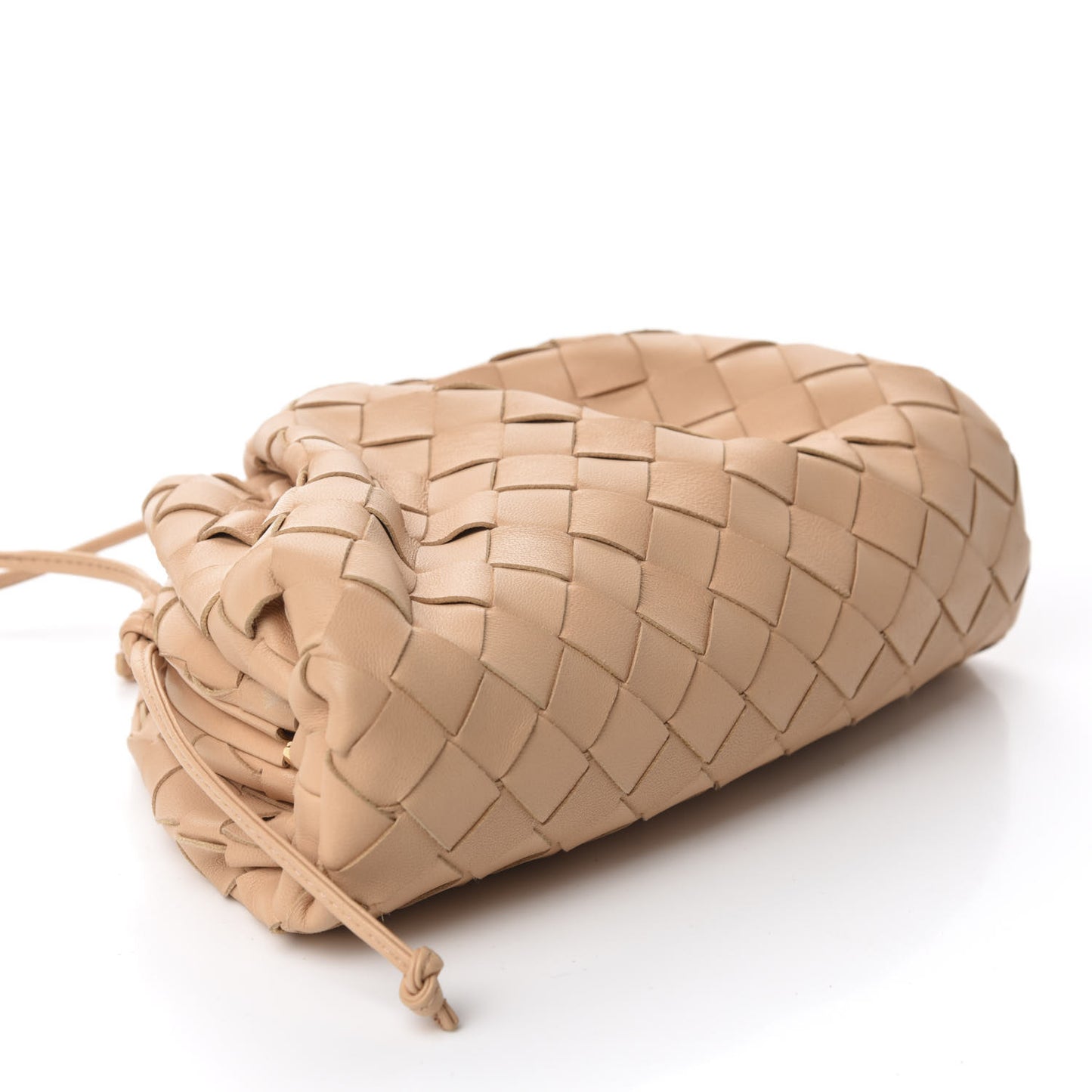 Nappa Intrecciato The Mini Pouch Almond