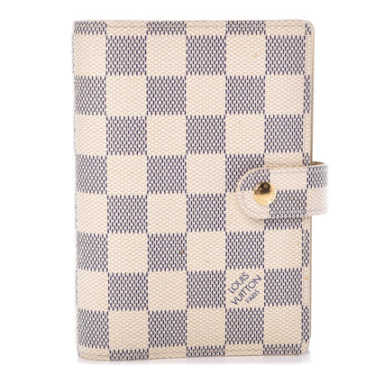 Louis Vuitton Damier Azur Small Ring Agenda Cover 1 of 7