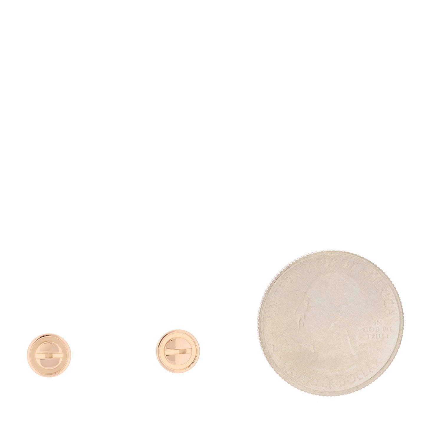 18K Pink Gold LOVE Earrings