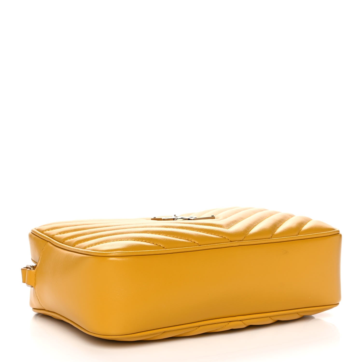 Saint Laurent Calfskin Matelasse Monogram Lou Camera Bag Safran 3 of 10