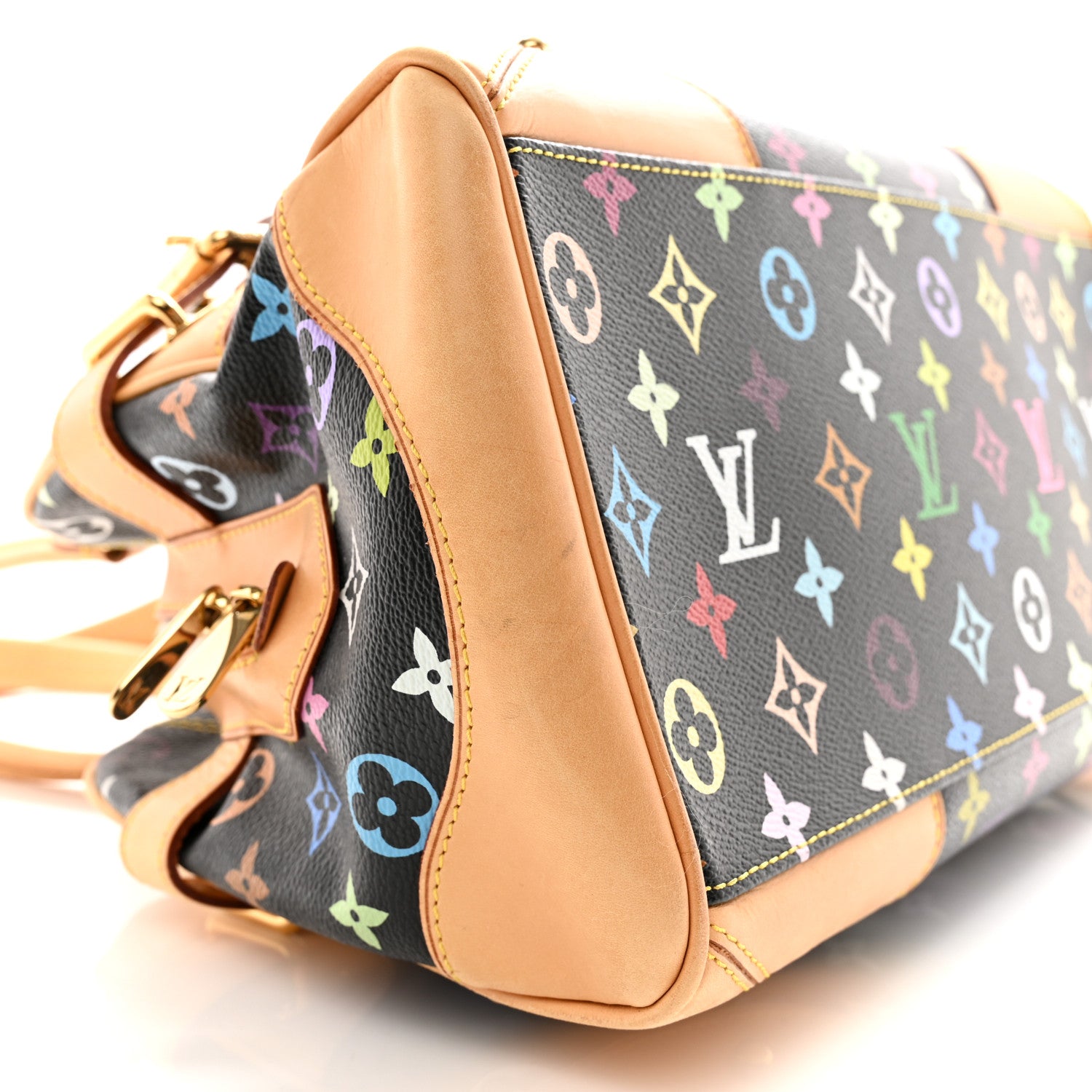 Louis Vuitton Monogram Multicolor Claudia Black 8 of 16