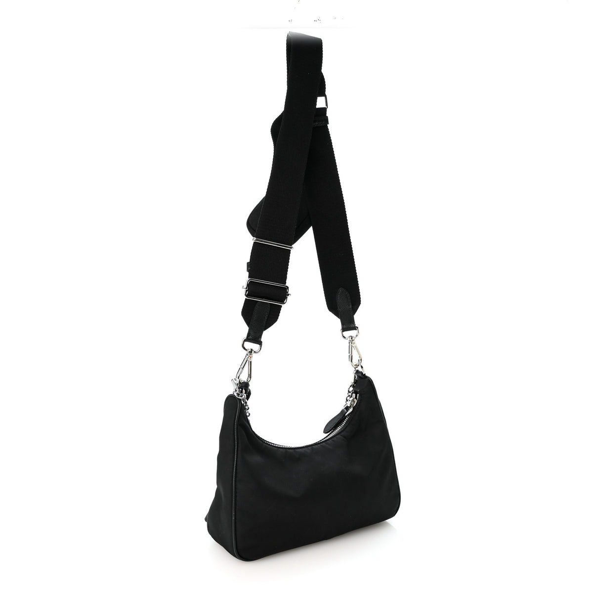 Prada Nylon Re-Edition 2005 Shoulder Bag Black 3 of 10