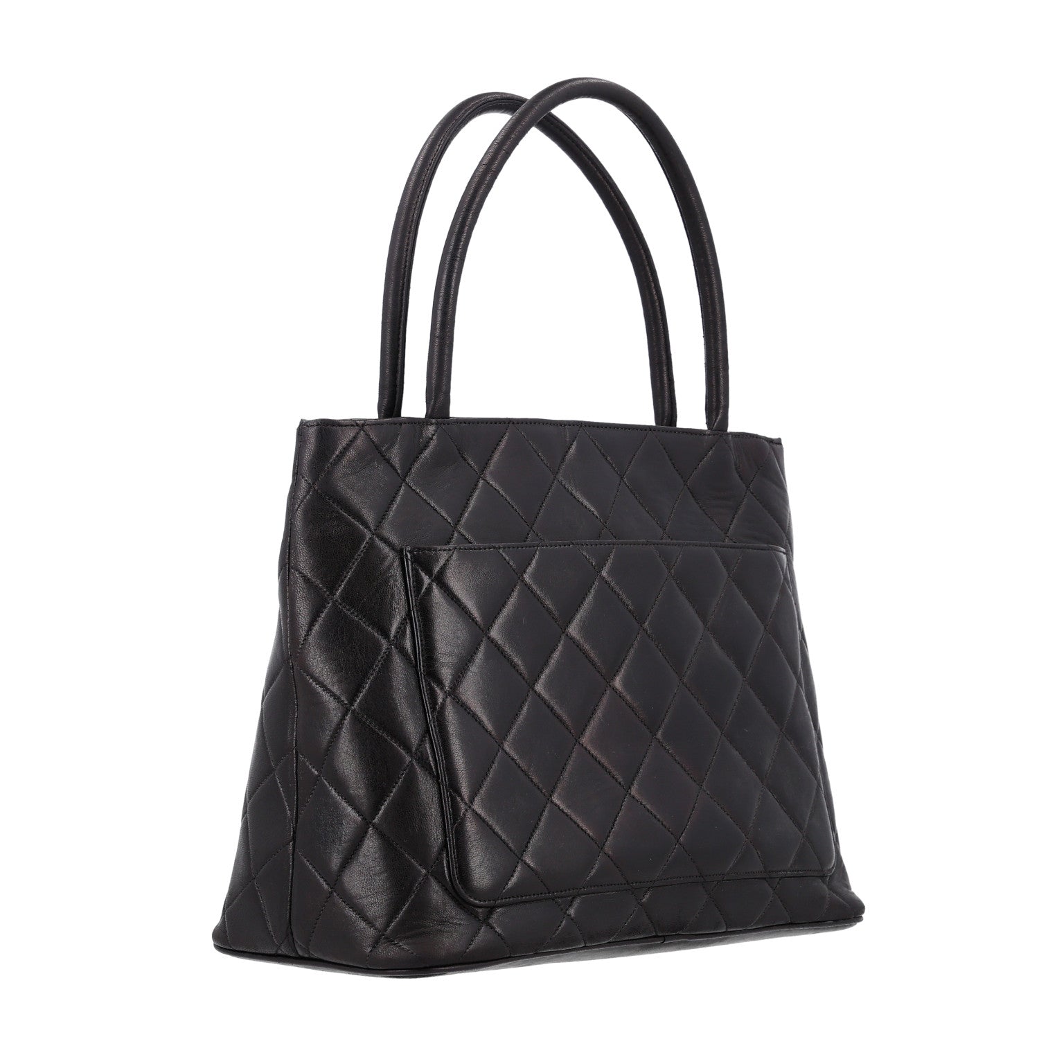Chanel Lambskin Quilted Medallion Tote Black 2 of 10