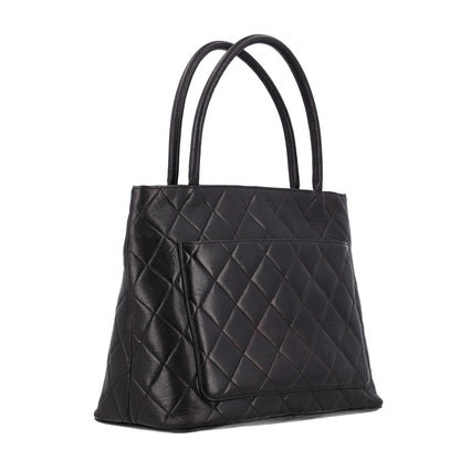 Chanel Lambskin Quilted Medallion Tote Black 2 of 10