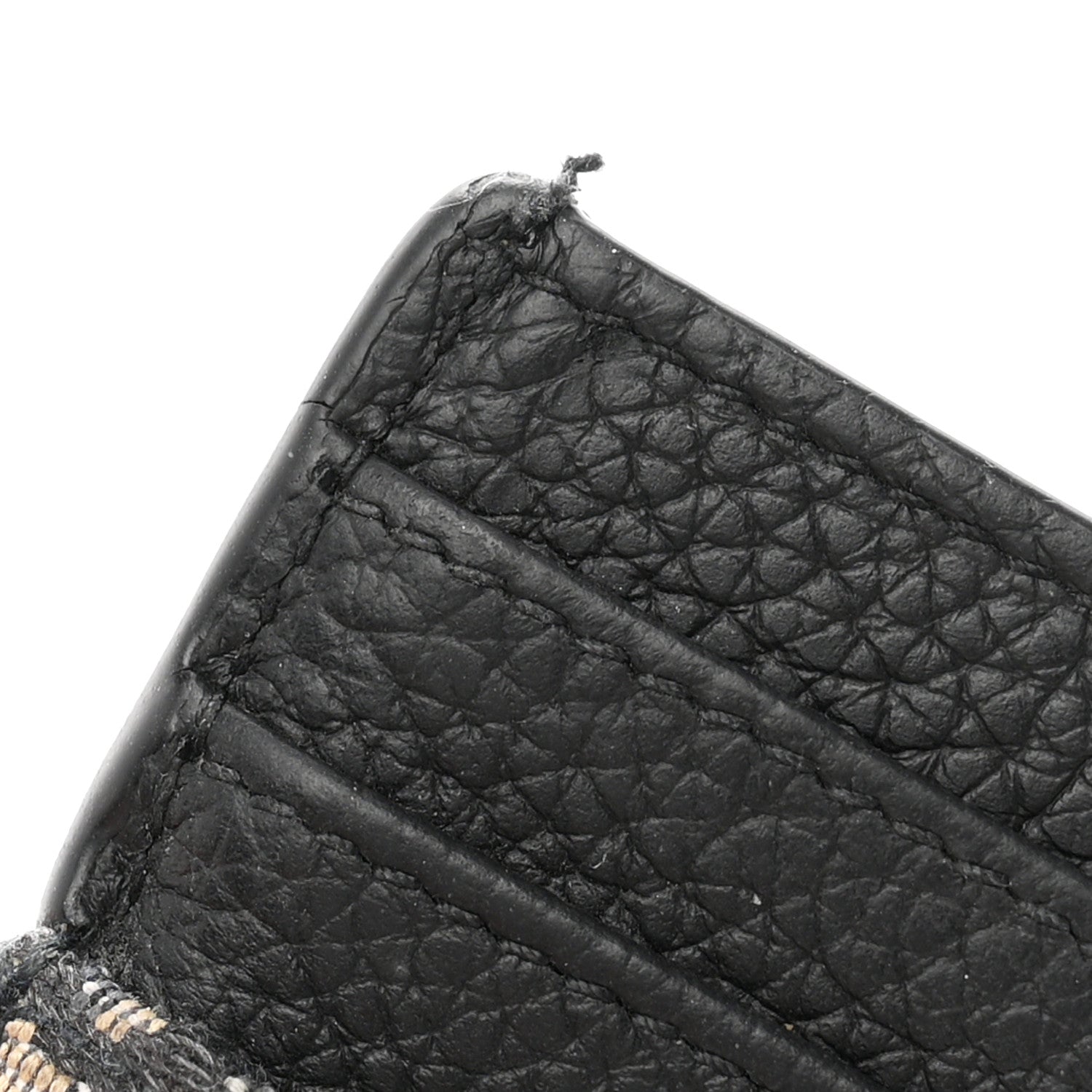 Christian Dior Grained Calfskin Oblique Card Holder Black 8 of 8