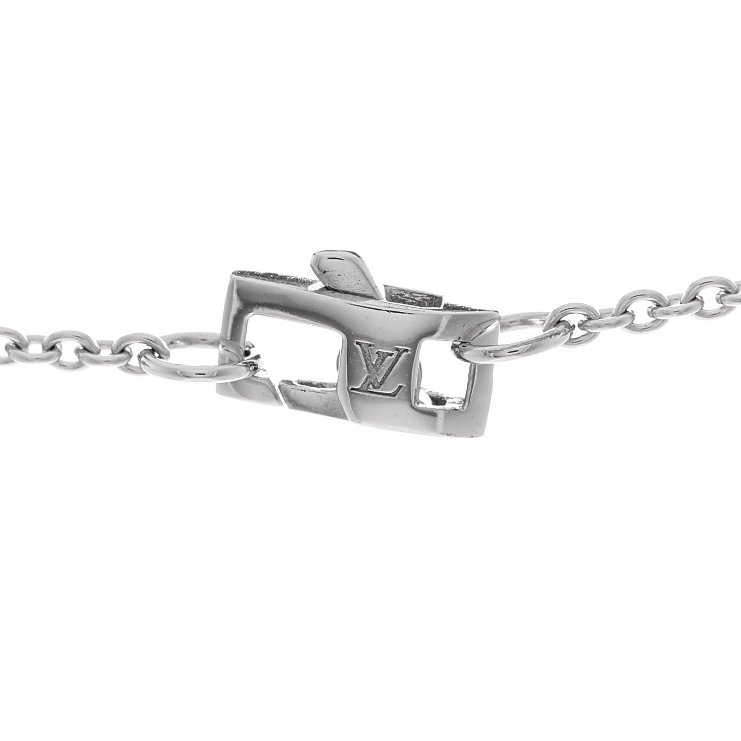 Louis Vuitton Empreinte White Gold Pendent Necklace 4 of 6