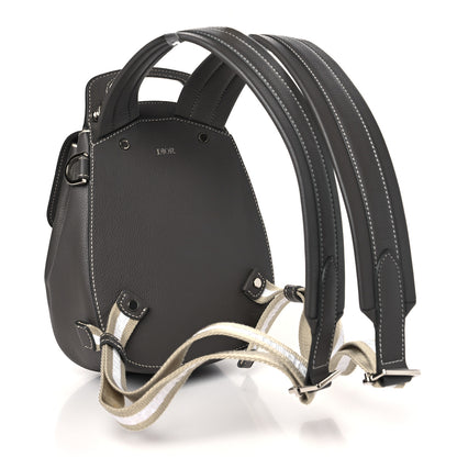 Christian Dior Grained Calfskin Mini Gallop Sling Bag Grey 3 of 11