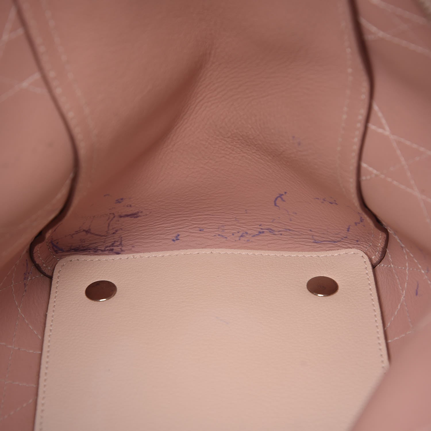 Christian Dior Grained Calfskin Cannage Medium Ultradior Tote Rose Poudre 8 of 14
