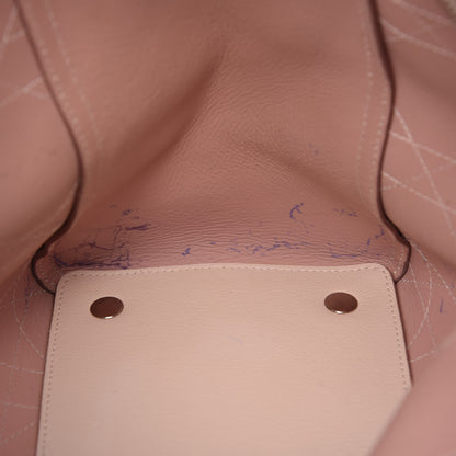 Christian Dior Grained Calfskin Cannage Medium Ultradior Tote Rose Poudre 8 of 14
