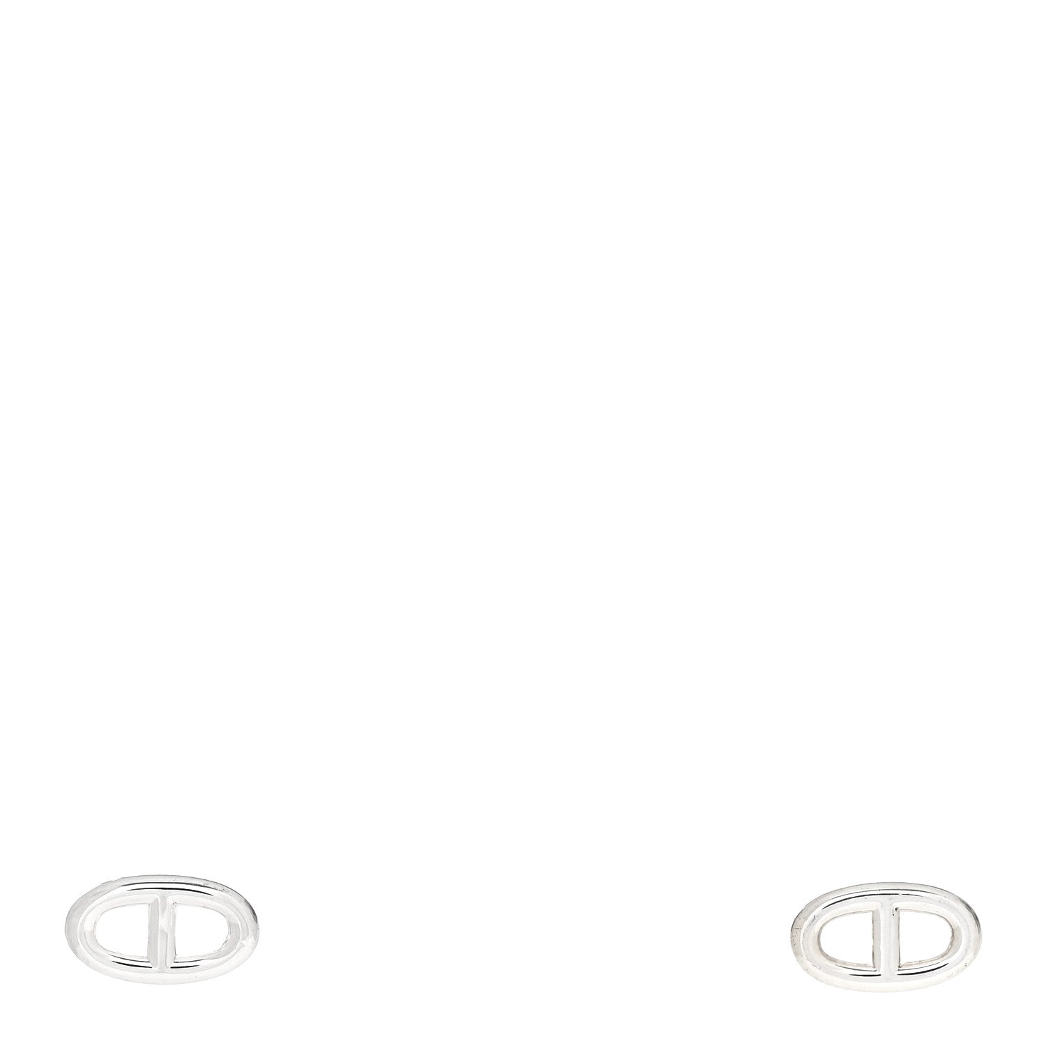 Hermes Sterling Silver TPM Farandole Earrings 1 of 6