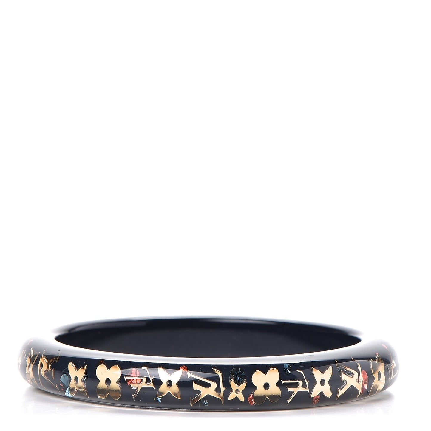 Resin Swarovski Medium Inclusion Bracelet PM Navy