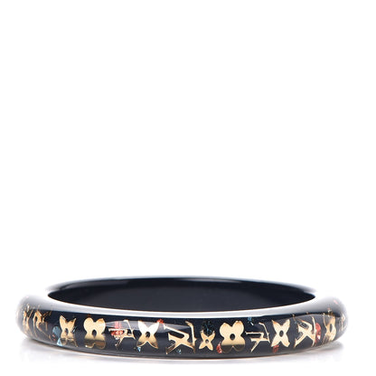 Louis Vuitton Resin Swarovski Medium Inclusion Bracelet PM Navy 1 of 5