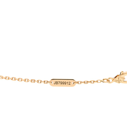 Van Cleef & Arpels 18K Yellow Gold Carnelian Vintage Alhambra Pendant Necklace 6 of 7