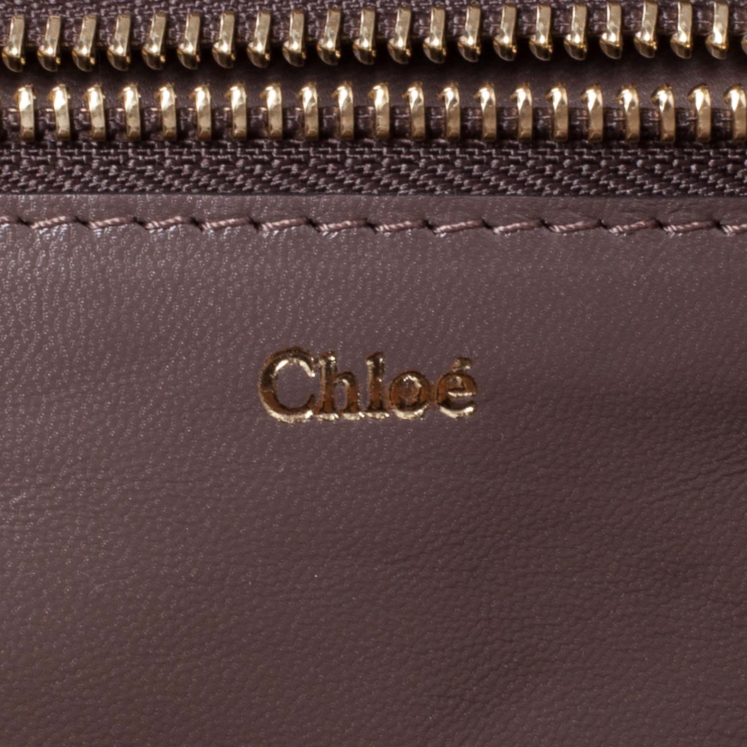 Chloe Leather Madeleine Satchel Tan 9 of 11