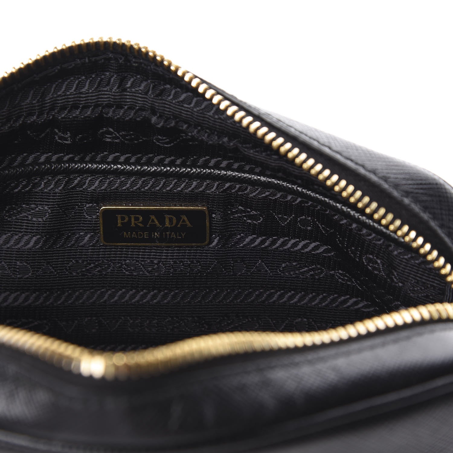 Prada Saffiano Lux Small Camera Crossbody Bag Black 8 of 9