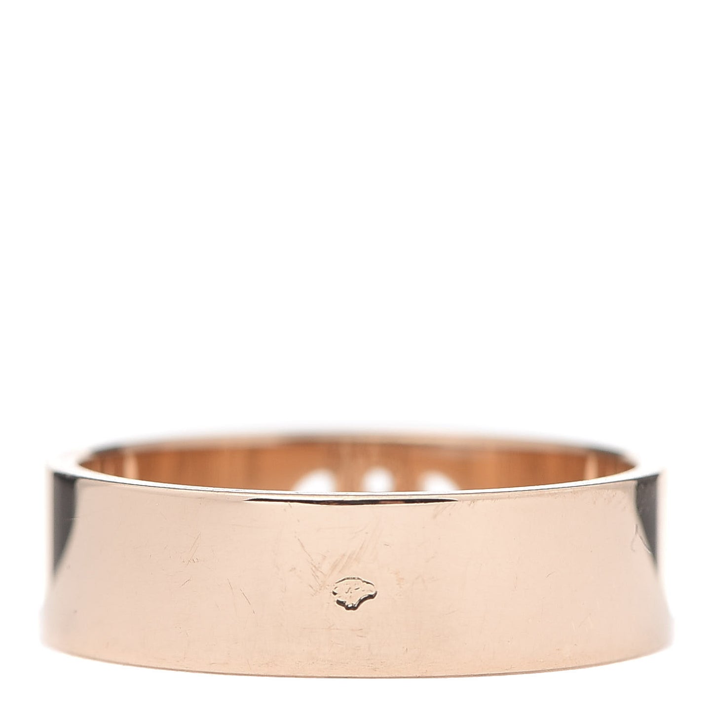 18K Rose Gold Diamond PM H D'Ancre Ring 53 6.25