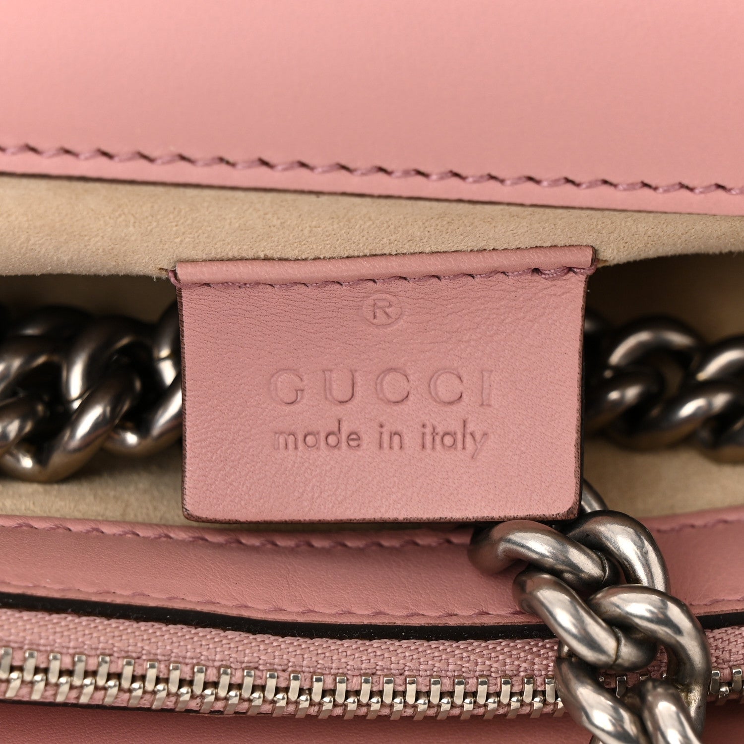 Gucci Ayers Snakeskin Chevron Small Dionysus Shoulder Bag Pink 6 of 12