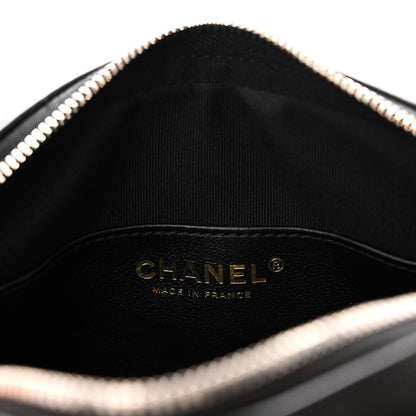 Chanel Calfskin Quilted Large Camera Case Black Black 6 of 10
