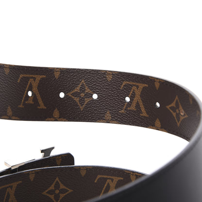 Louis Vuitton Monogram Calfskin 40mm LV Initiales Reversible Belt 100 40 Black 3 of 5