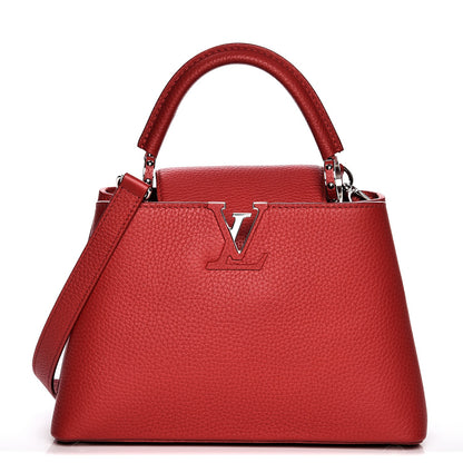 Louis Vuitton Taurillon Capucines BB Rubis 1 of 9