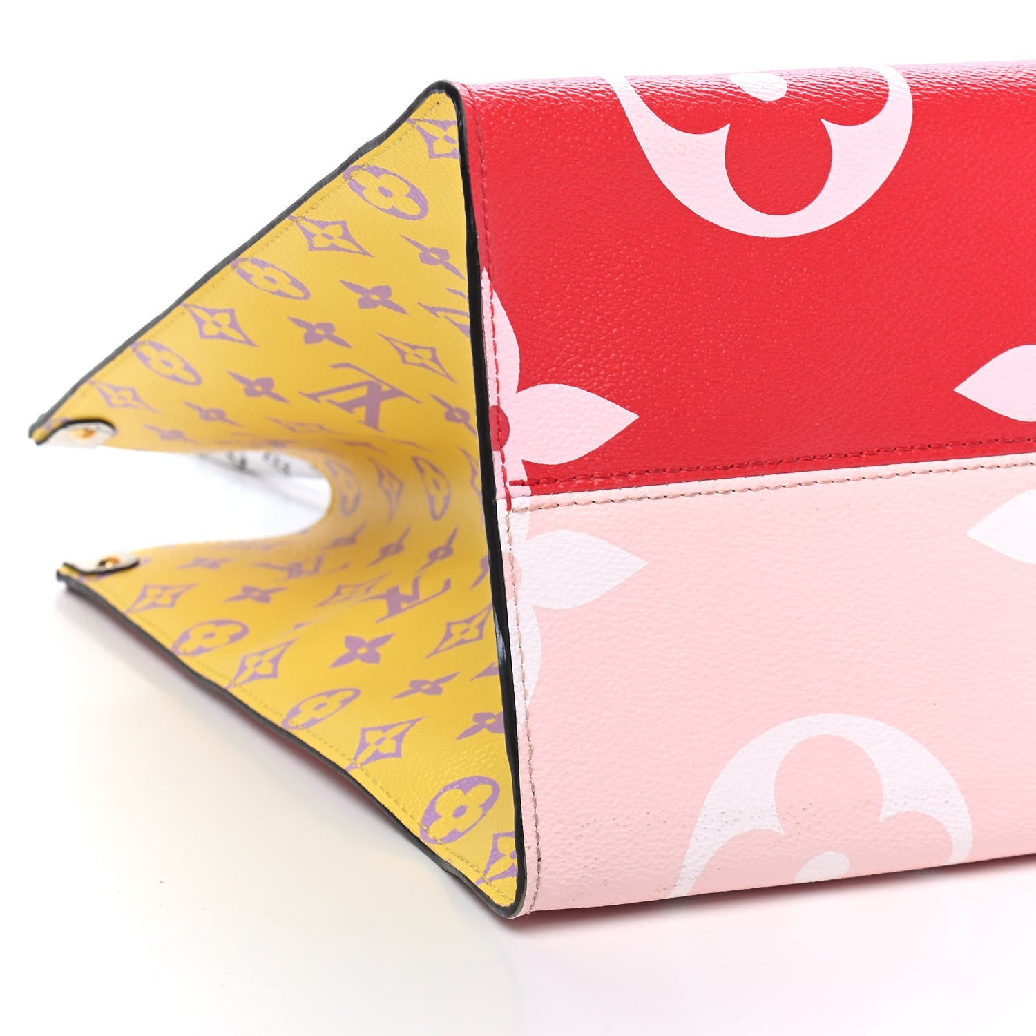 Louis Vuitton Monogram Giant Onthego GM Rouge Rose 8 of 10