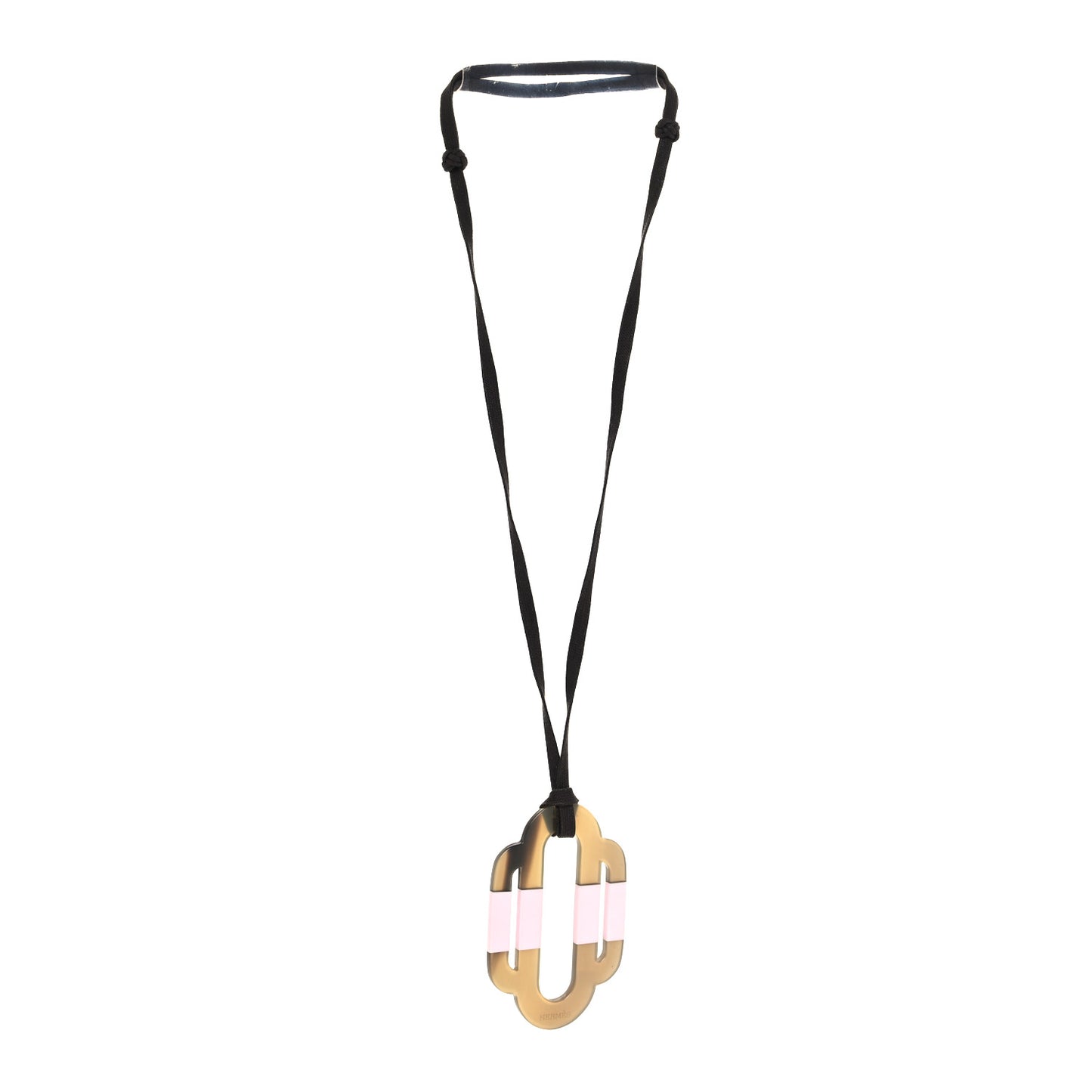 Buffalo Horn Lacquer Attelage Pendant Necklace