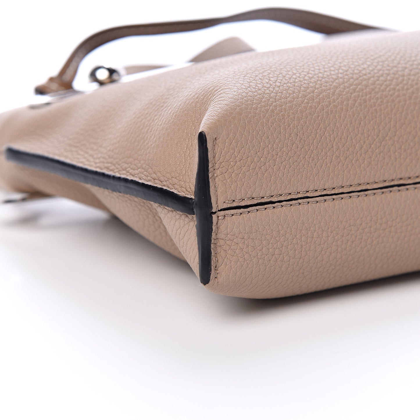 Grained Calfskin Small Missy Bag Sand