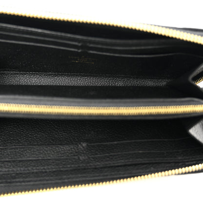 Louis Vuitton Empreinte Clemence Wallet Black 5 of 7