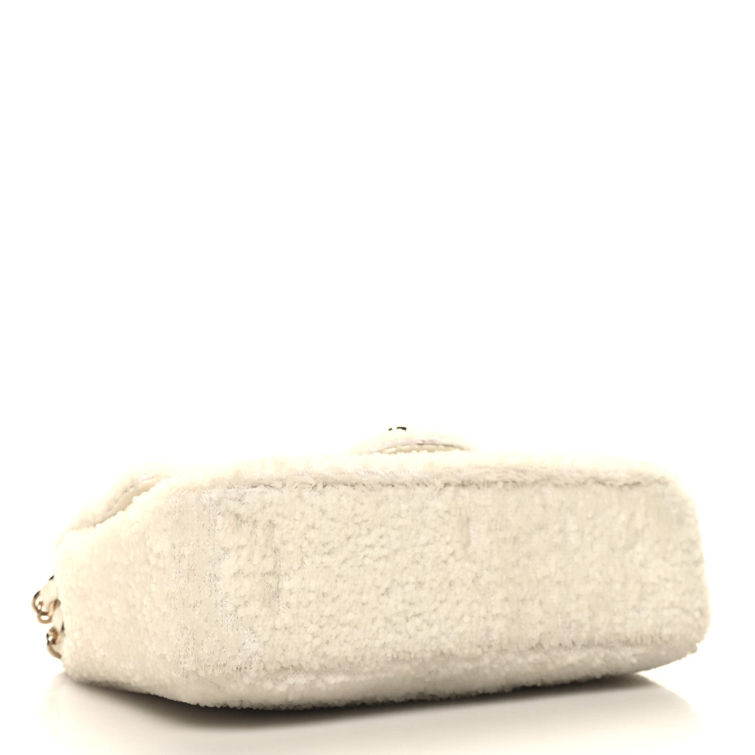 Chanel Sequin Mini Rectangular Flap White 4 of 11