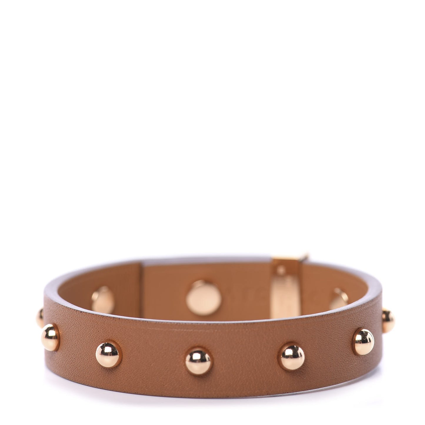 Box Mini Dog Clous Ronds Bracelet T2 Gold
