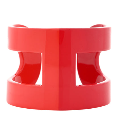 Hermes Lacquered Wood Ano Cuff PM 1 of 3