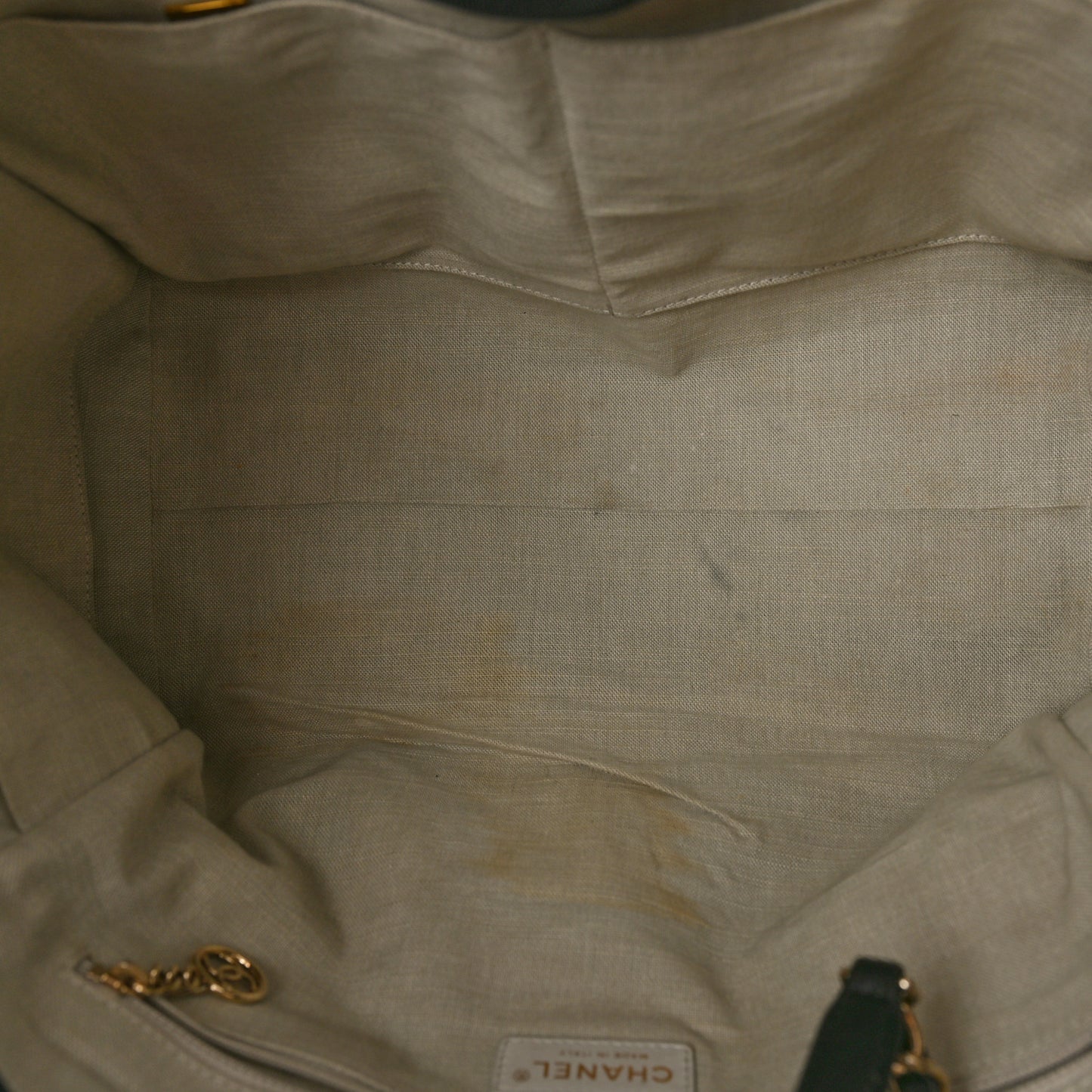 Mixed Fibers Large Deauville Tote Black