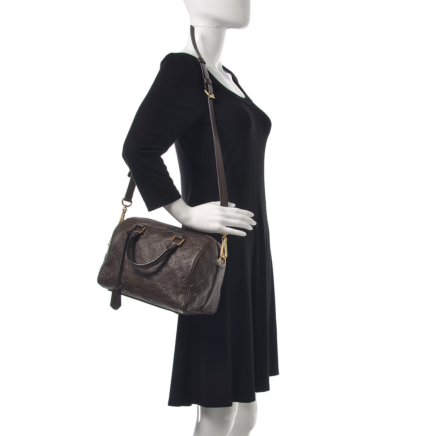 Louis Vuitton Empreinte Speedy Bandouliere 25 Terre 2 of 16