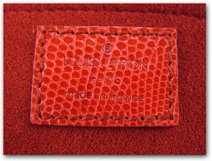Louis Vuitton Monogram Cerises Lizard Sac Fermoir GM 8 of 9