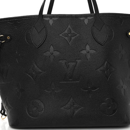 Louis Vuitton Empreinte Monogram Giant Neverfull MM Black 8 of 10