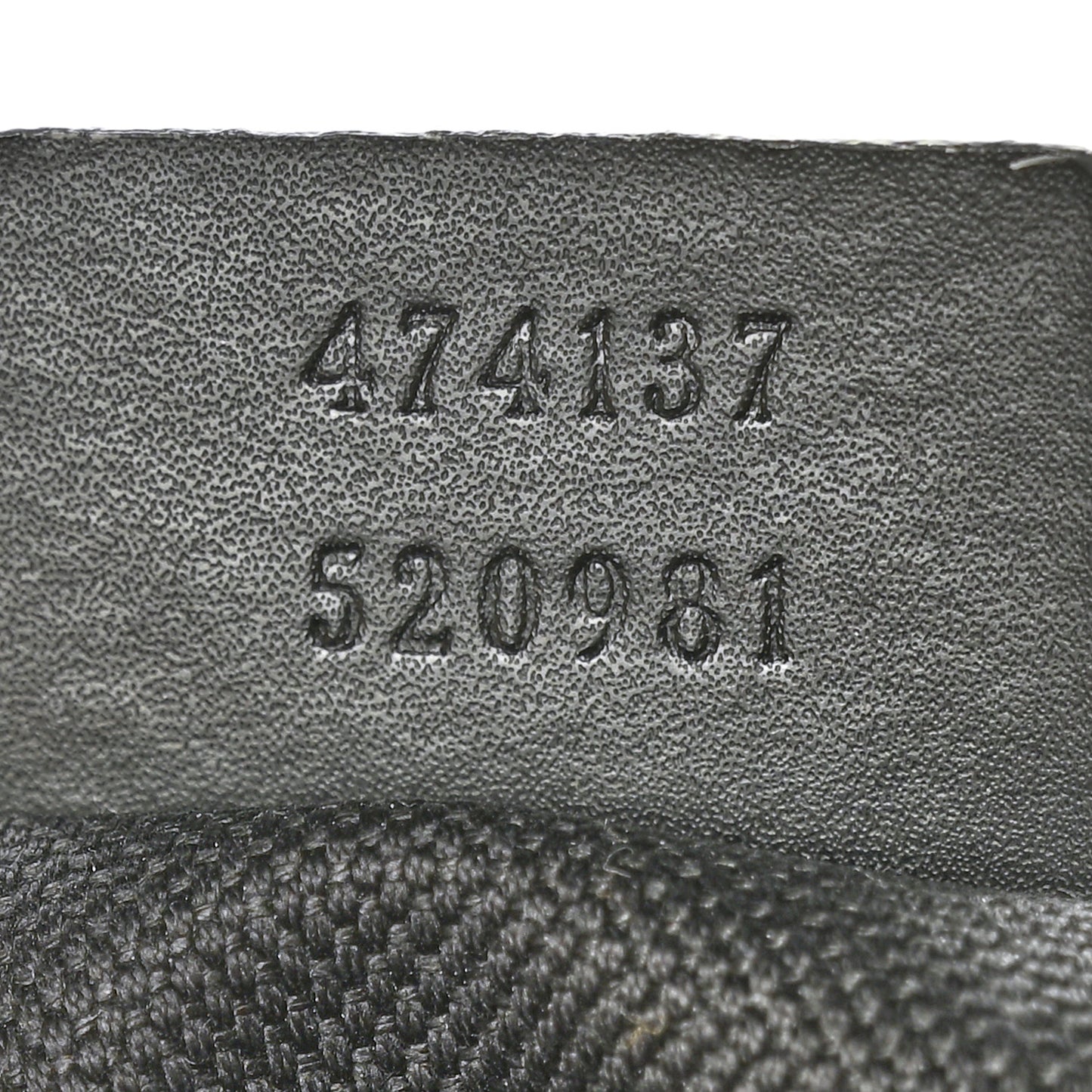 GG Supreme Monogram Appia Calfskin Web Flat Messenger Bag Black Grey