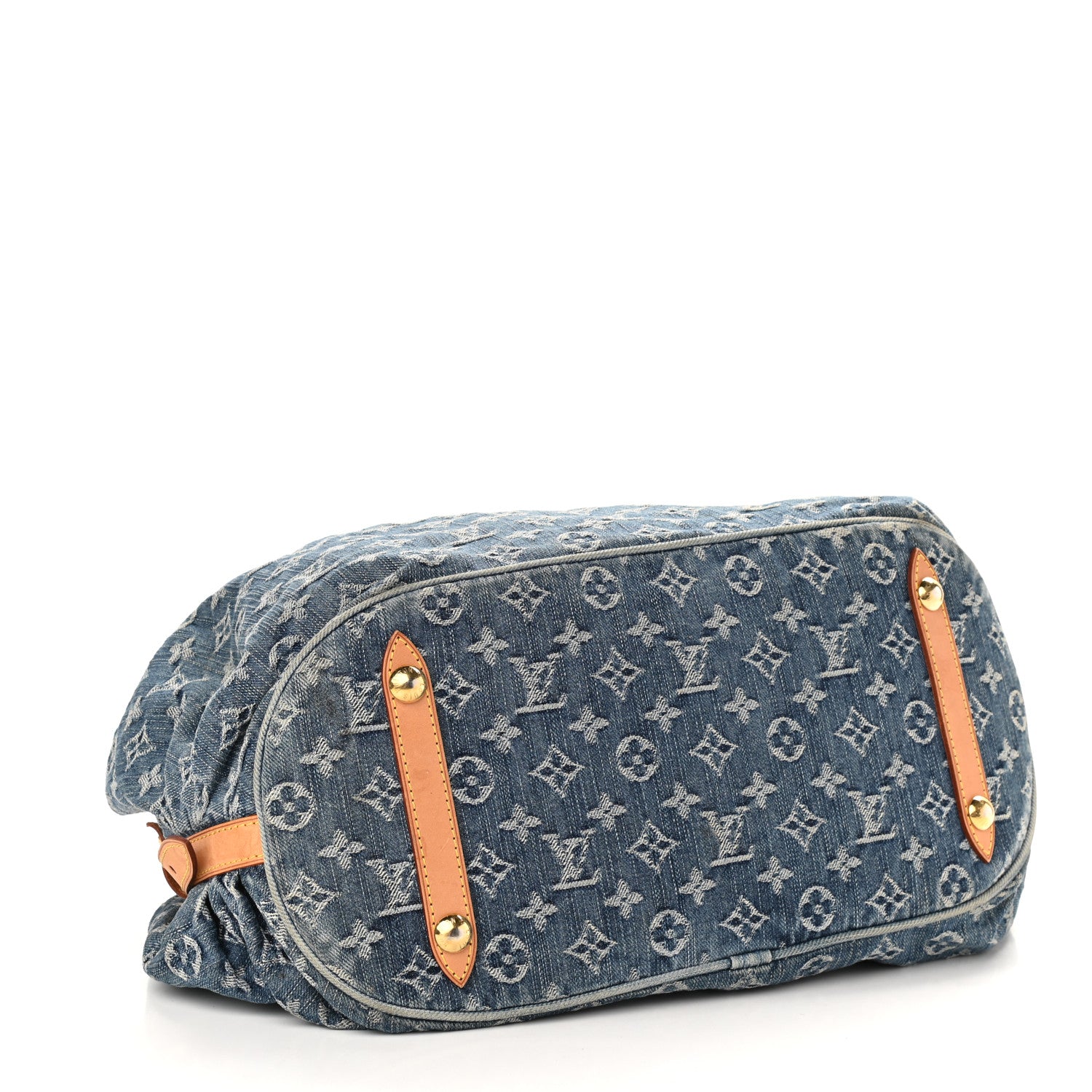 Louis Vuitton Denim Mahina XL Blue 4 of 17
