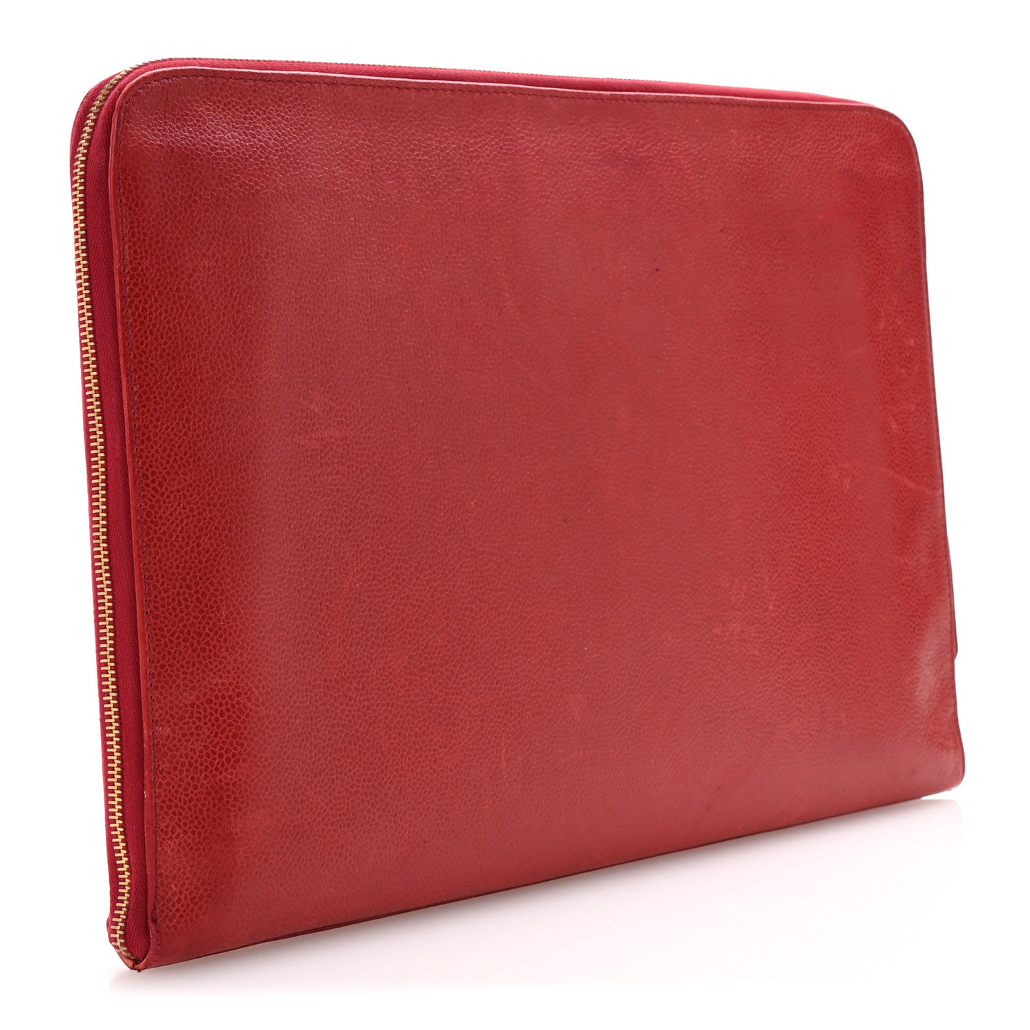 Chanel Caviar Timeless CC Portfolio Red 3 of 8