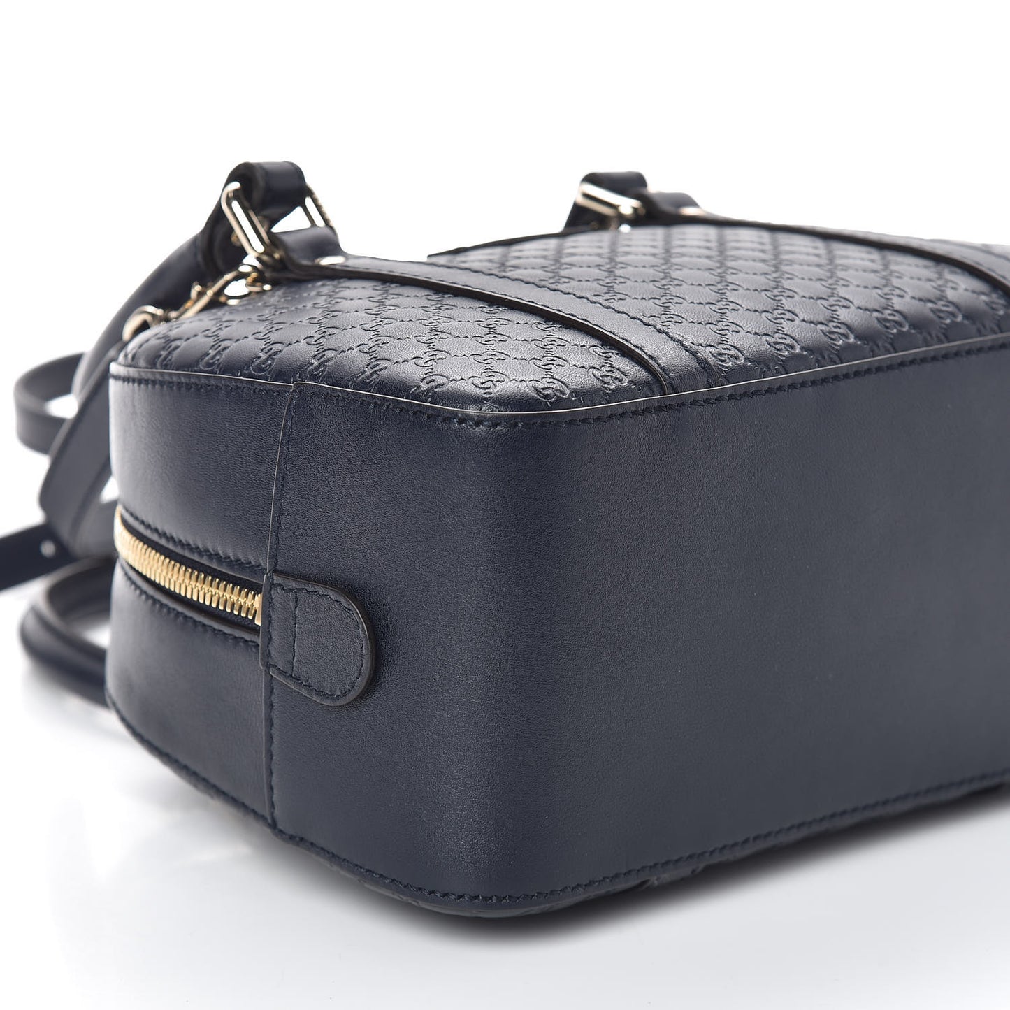 Soft Microguccissima Small Crossbody Bag Blue