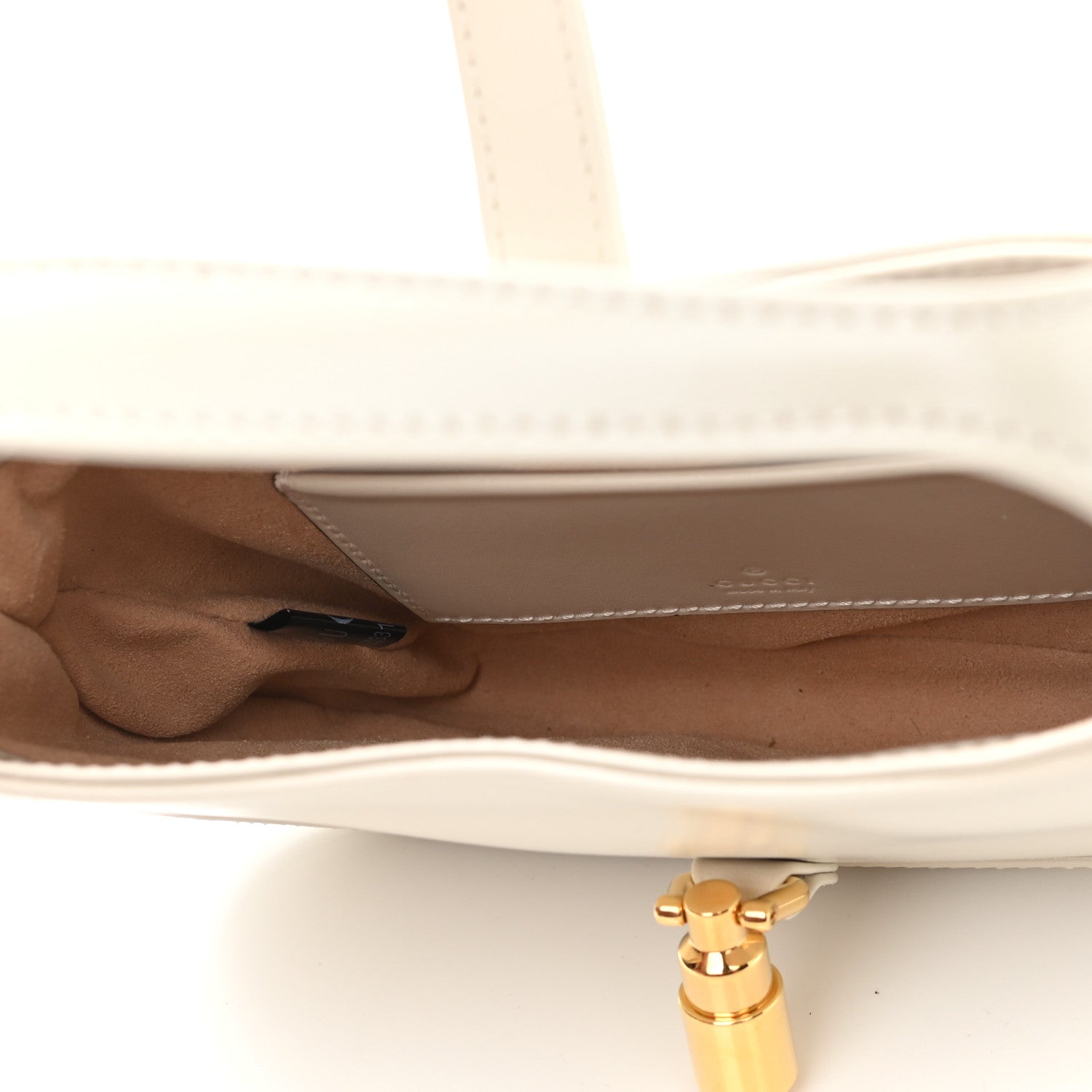 Gucci Boarded Dyana Lux Calfskin Mini Jackie 1961 Hobo Mystic White 5 of 11