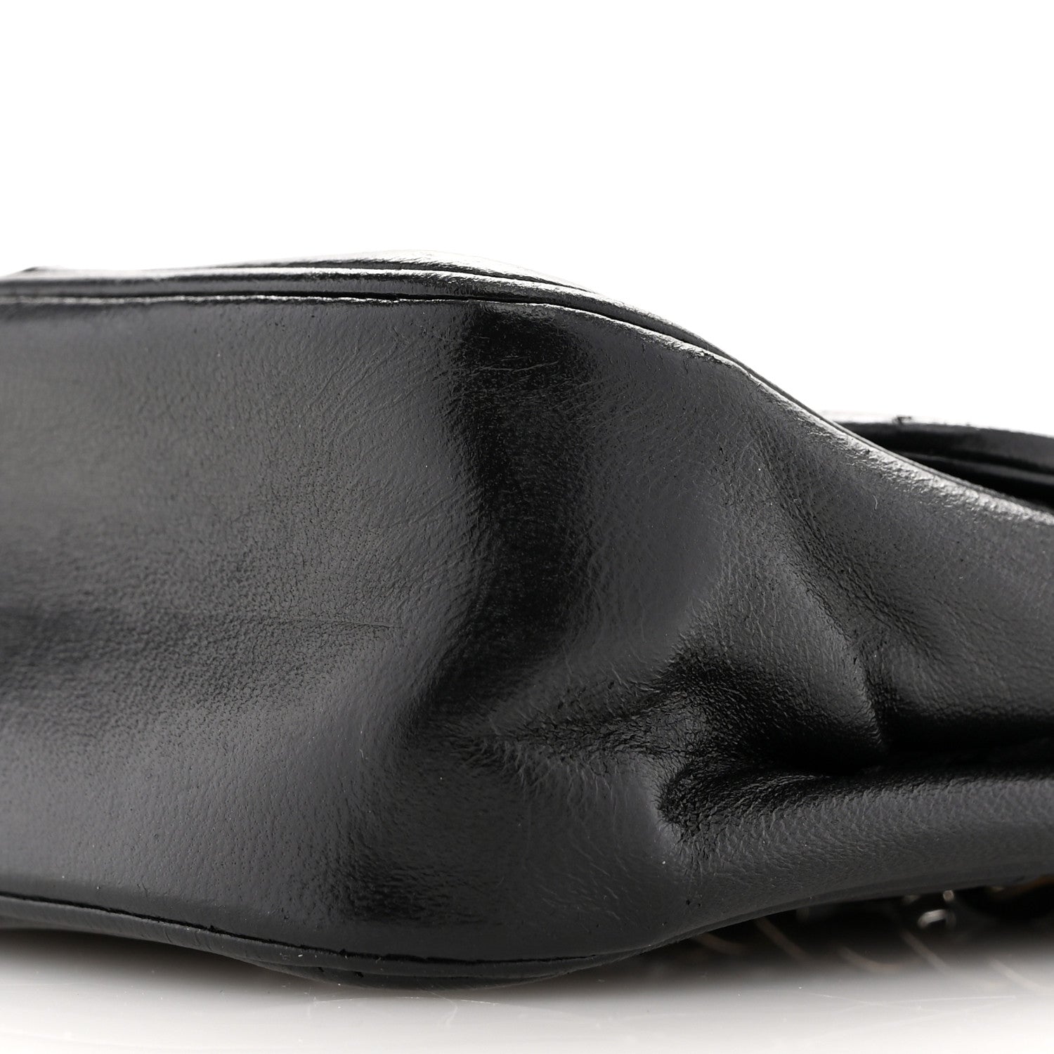 Chanel Lambskin Chevron Quilted Small Single Flap Black 10 of 12